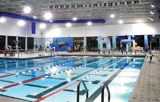 Swim Center with 3-Bay LEDs